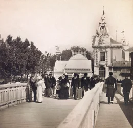 Wereldtentoonstelling van 1900 in Parijs: Passerelle des Invalides - Privécollectie