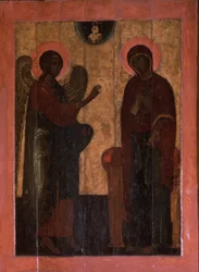 De annunciatie van Ustyug, tweede helft van de 16e eeuw