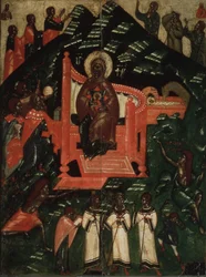 De Synaxis van de Maagd, eind 14e eeuw
