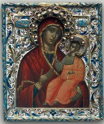 De Theotokos van Tikhvin, Eind 17e eeuw