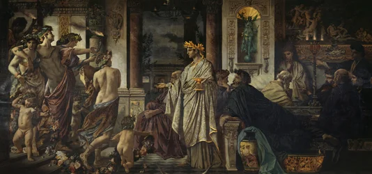 Het Gastmaal. Naar Plato (tweede versie)