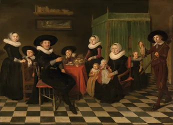 Portret van een Familie
