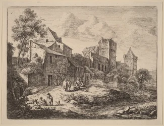 Plein voor een herberg