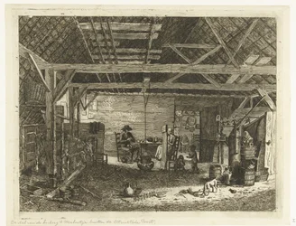 De stal van de herberg 