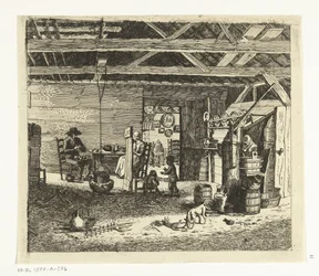De stal van herberg 