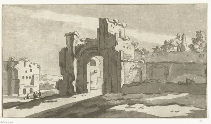 Ruïnes van de grote zaal van de Thermen van Caracalla, Rome