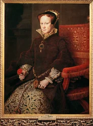 Koningin Mary van Engeland, tweede vrouw van Filips II van Spanje