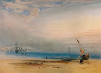 Scarborough vanaf de baai, 1850, 1935