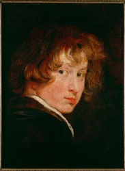 Anthonis van Dyck, zelfportret (olieverf op eikenhout)