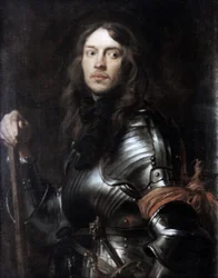 Commandant in harnas, met een rode sjaal, ca. 1625-1627
