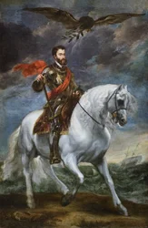 Ruiterportret van keizer Karel V, 1621-27