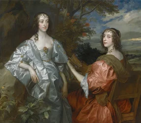 Katherine, gravin van Chesterfield, en Lucy, gravin van Huntingdon