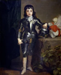 Portret van Karel II van Engeland als kind