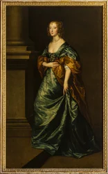 Portret van Elizabeth Cecil, gravin van Devonshire, ca. 1639 (olie op doek)