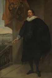 Portret van een edelman, mogelijk Adriaan van der Borcht