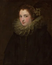 Portret van een onbekende vrouw