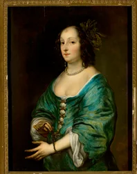 Portret van Mary Ruthven, de vrouw van de kunstenaar