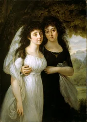 Portret van de Maistre Zusters