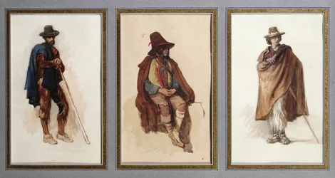 Drie soorten Ciociari herders
