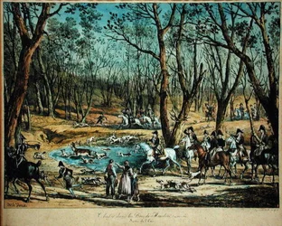 Jacht in de Bossen bij Meudon, 29 maart 1819