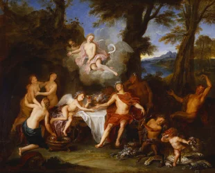 De alliantie van Bacchus en Cupido