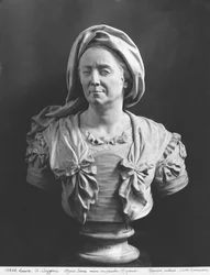 Buste van Marie Serre, moeder van de schilder Hyacinthe Rigaud, 1706 (marmer)
