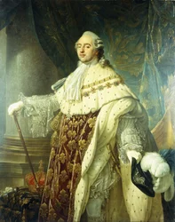 Portret van Lodewijk XV in staatskleding