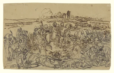 Napoleon op het slagveld van Eylau