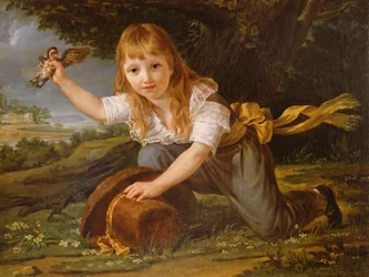 Portret van Paulin des Hours Farel