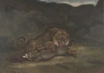 Leeuw die Prooi Verslindt, 1810-75