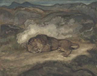 Slapende leeuw, 1810-1875
