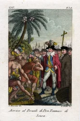 Geschiedenis van Brazilië: Aankomst in Brazilië van Don Tome de Sousa die de stad Bahia (El Salvador) stichtte.