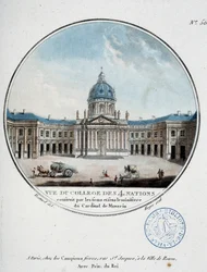 Vue du Collège des Quatre Nations (Institut de France) - in 