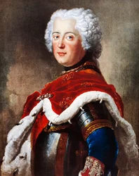 Portret van Frederik II van Hohenzollern, bekend als Frederik de Grote (Berlijn)