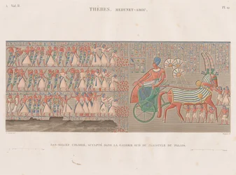 Beschrijving van Egypte: Thebe. Medynet-Abou, Vol. II, Pl. 12