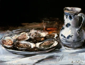 Stilleven met oesters, 19e eeuw