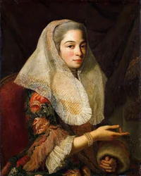 Portret van een jonge Maltese dame
