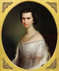 Portret van Keizerin Elisabeth van Oostenrijk