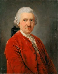 Portret van de acteur Conrad Ekhof 1720-1778, ca 1774