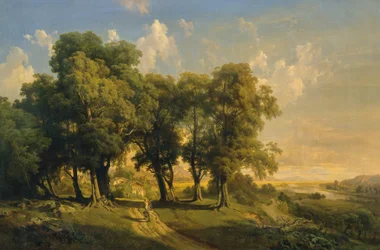 Unter den Linden (avondlandschap)