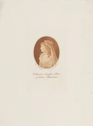 Portret van Katharina Josepha Ritter, geboren Baumann 11763-1849, ca. 1800