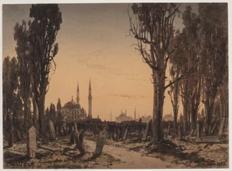 Turks kerkhof. Scutari