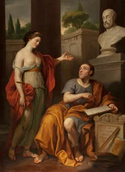Architect en zijn muze. Portret van James Caulfield, Lord Charlemont