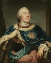 Portret van Frederik Christiaan, keurvorst van Saksen 1722-1763