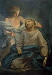 Bidden in de boomgaard