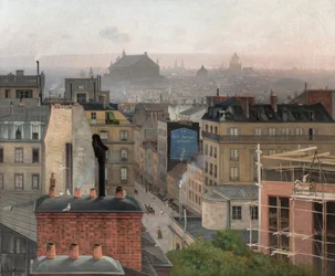 Parijs gezien vanaf Montmartre, 1887