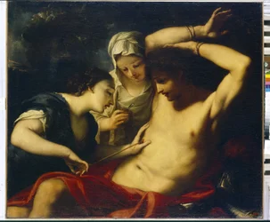 De heiligen Sebastiaan, Irene en Lucia