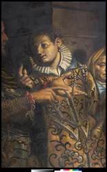 Keizerin Faustina bezoekt St. Catharina van Alexandrië in de gevangenis (detail)