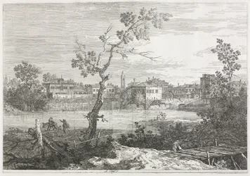 Uitzichten: Uitzicht op Burano, een stad op een eiland in de Venetiaanse lagune