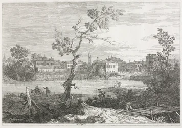 Uitzichten: Uitzicht op Burano, een stad op een eiland in de Venetiaanse lagune, 1735-1746